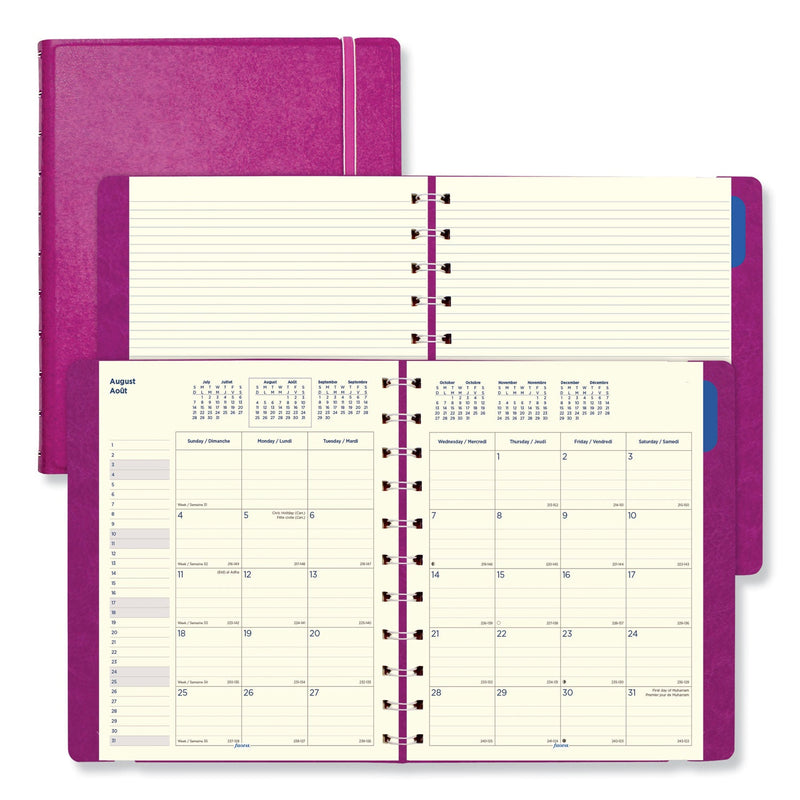 Filofax Soft Touch 17-Month Planner, 10.88 x 8.5, Fuchsia Cover, 17-Month (Aug to Dec): 2022 to 2023