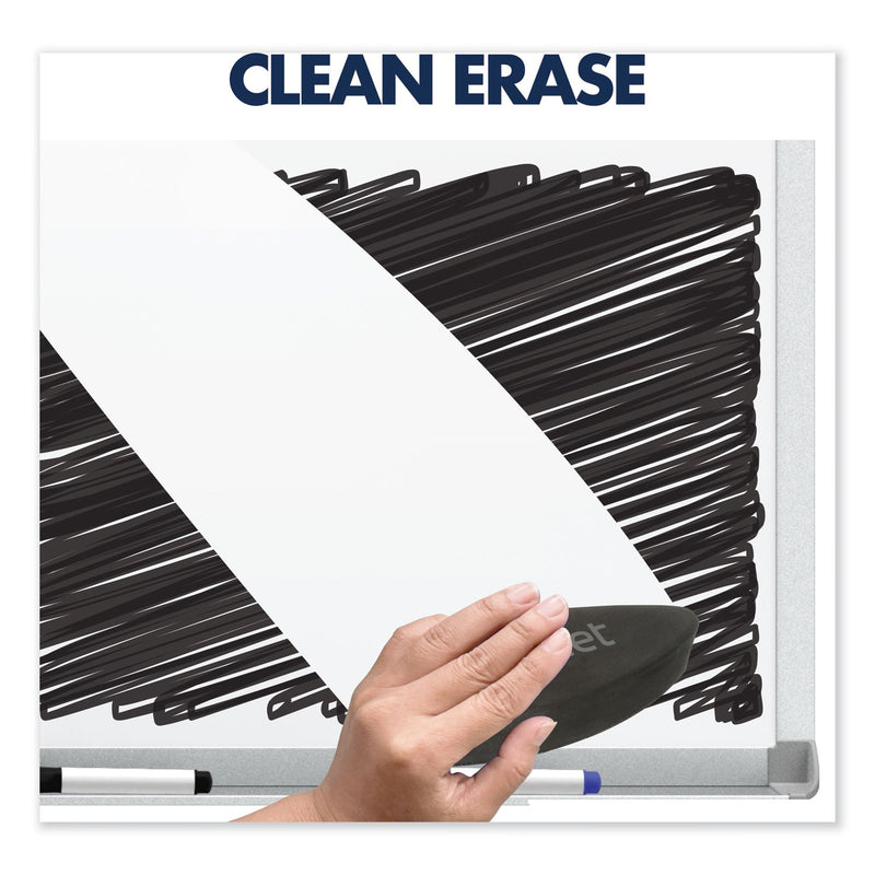 Quartet Porcelain Magnetic Whiteboard, 96 x 48, Aluminum Frame