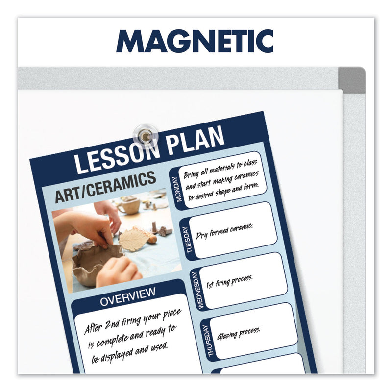 Quartet Porcelain Magnetic Whiteboard, 96 x 48, Aluminum Frame