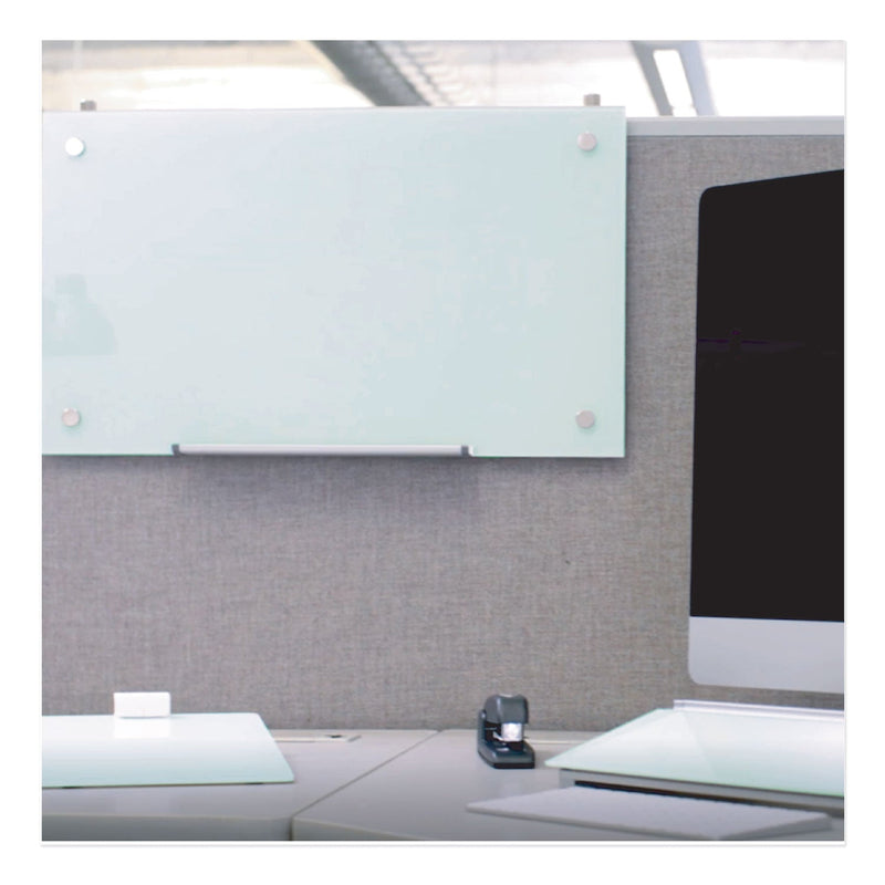 Quartet Infinity Magnetic Glass Dry Erase Cubicle Board, 18 x 30, White