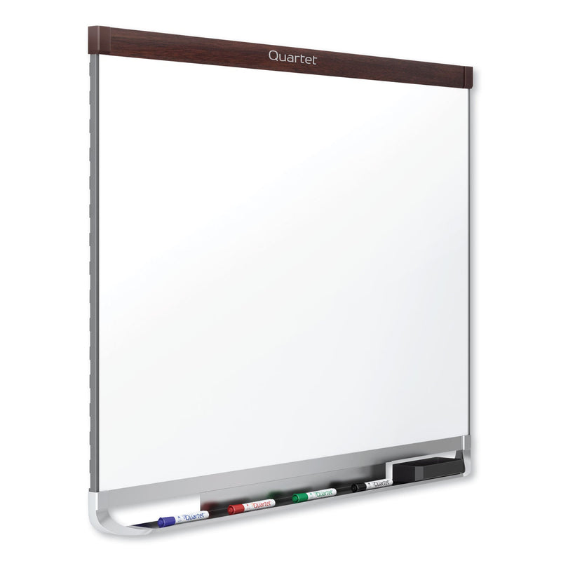 Quartet Prestige 2 DuraMax Magnetic Porcelain Whiteboard, 96 x 48, Mah. Frame