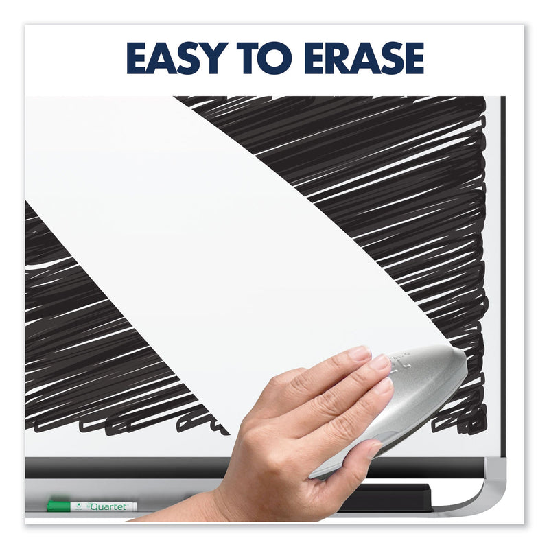 Quartet Prestige 2 DuraMax Magnetic Porcelain Whiteboard, 96 x 48, Graphite Frame