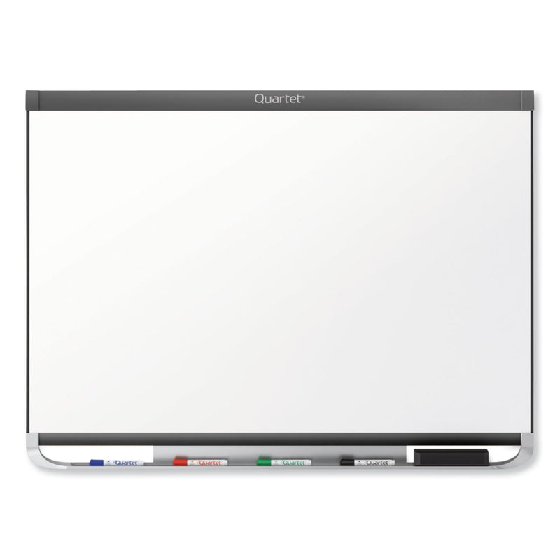 Quartet Prestige 2 DuraMax Magnetic Porcelain Whiteboard, 96 x 48, Graphite Frame