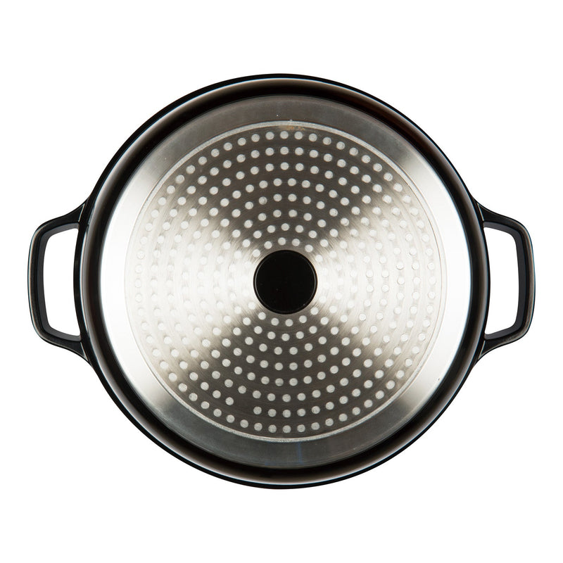 MASTERPAN Nonstick Dutch Oven, Black 7 Qt. 11" (28cm)