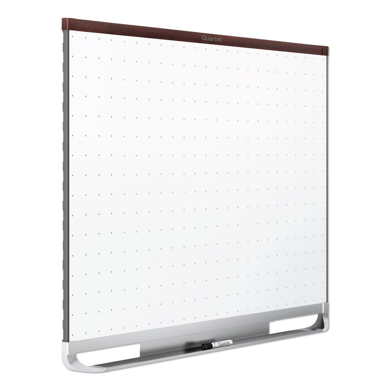 Quartet Prestige 2 Total Erase Whiteboard, 72 x 48, Mahogany Color Frame