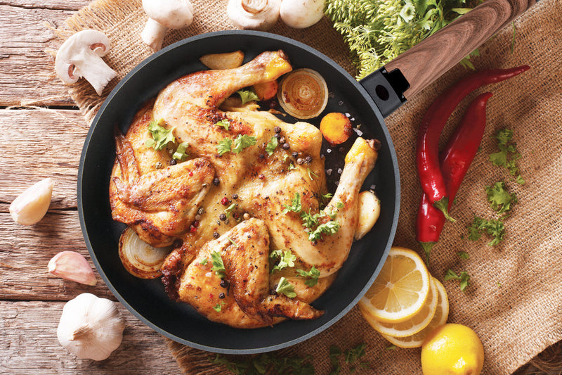 MASTERPAN Nonstick Frypan & Skillet with detacheable handle, 12.5" (31.5cm)