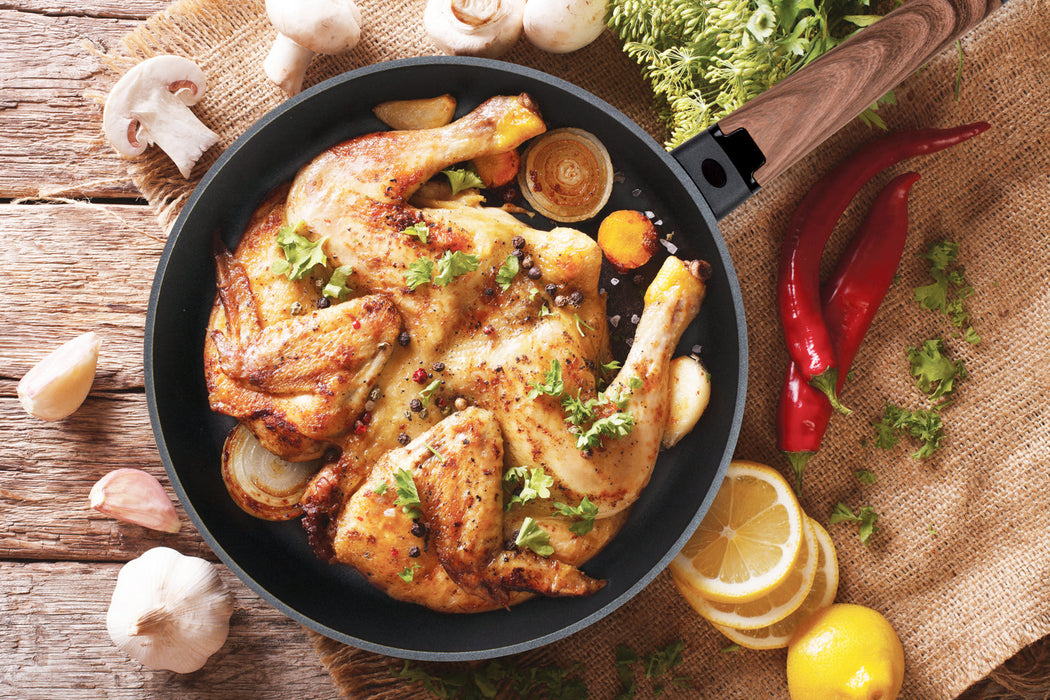 MASTERPAN Nonstick Frypan & Skillet with detacheable handle, 12.5" (31.5cm)