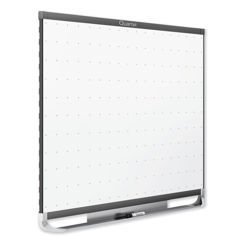Quartet Prestige 2 Magnetic Total Erase Whiteboard, 72 x 48, Graphite Frame