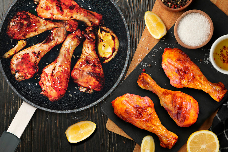 MASTERPAN Nonstick Frypan & Skilletwith Chefs Handle, 9.5" (24cm)