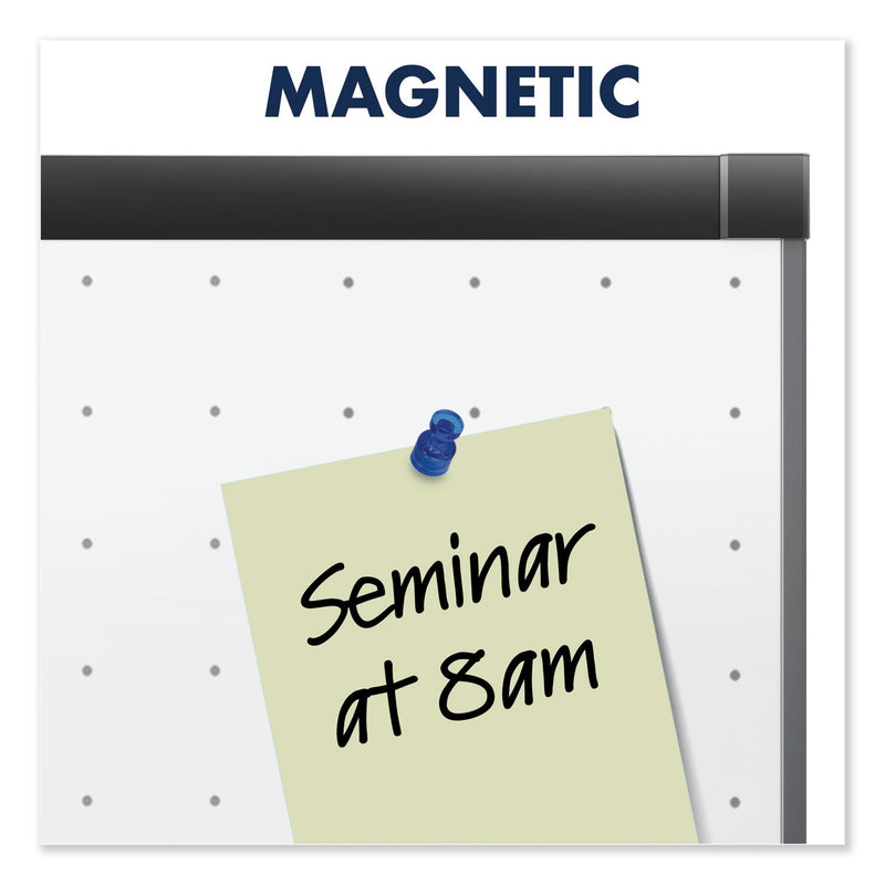 Quartet Prestige 2 Magnetic Total Erase Whiteboard, 72 x 48, Graphite Frame