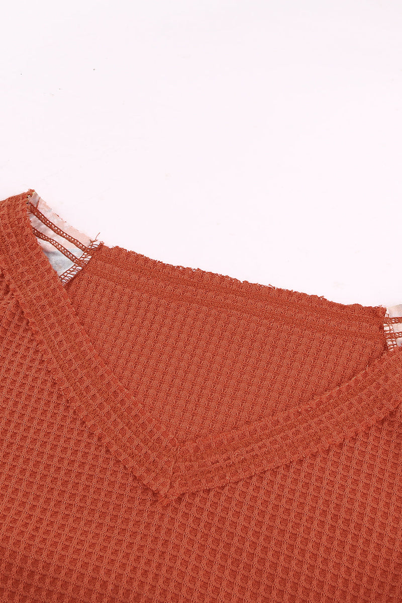 Karina Eyelet thermal Knit Top