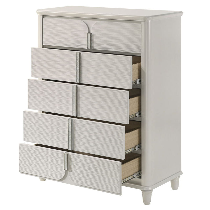 Laveda - Chest - Pearl White
