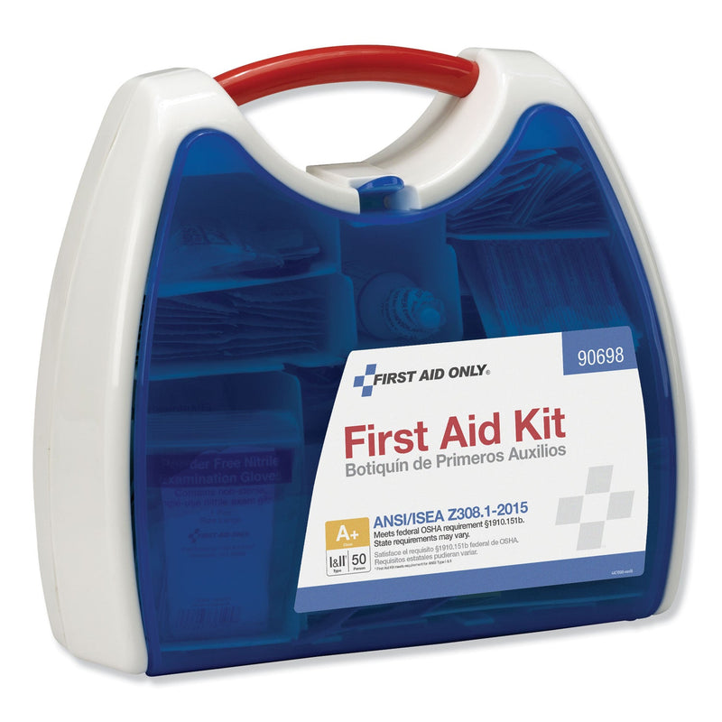 First Aid Only ReadyCare First Aid Kit for 50 People, ANSI A+, 238 Pieces, Plastic Case