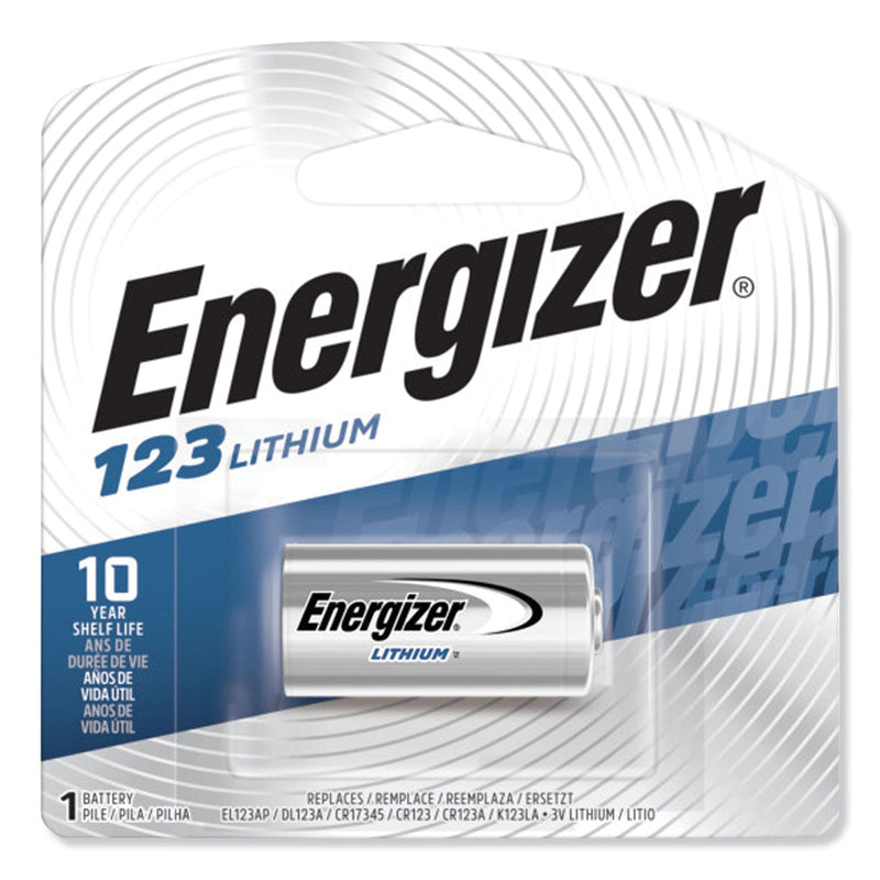 Energizer 123 Lithium Photo Battery, 3 V