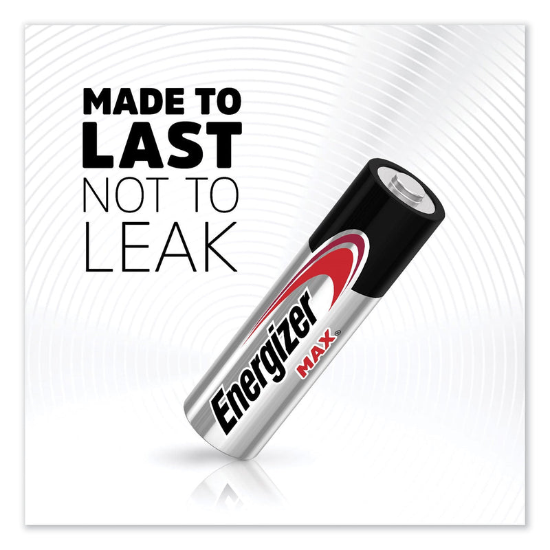 Energizer MAX Alkaline AA Batteries, 1.5 V, 12/Pack