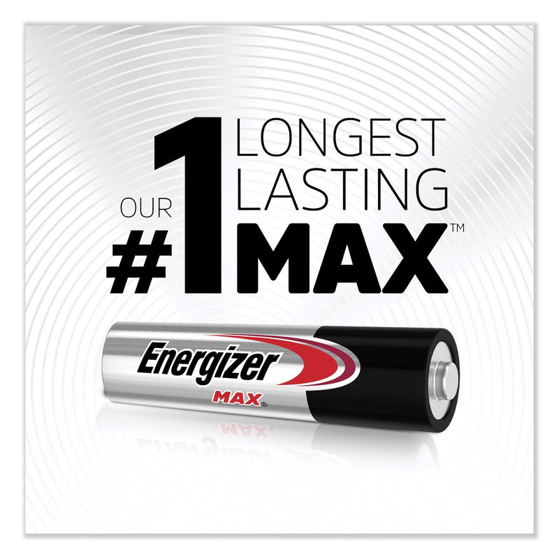 Energizer MAX Alkaline AAA Batteries, 1.5 V, 8/Pack