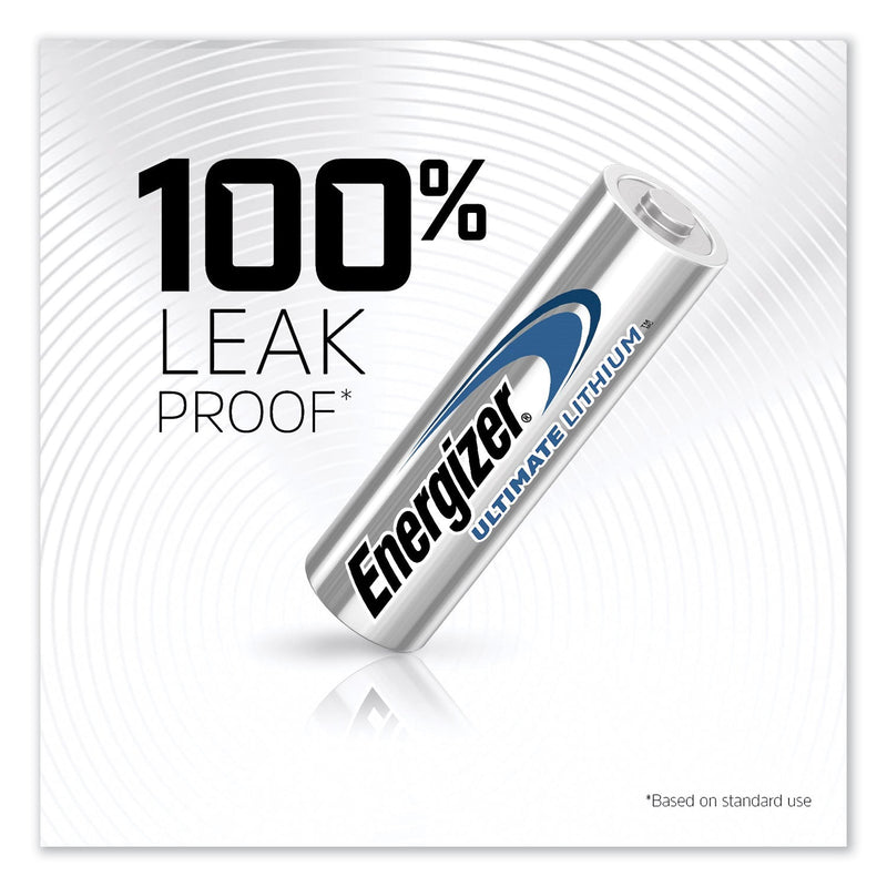 Energizer Ultimate Lithium AA Batteries, 1.5 V, 8/Pack