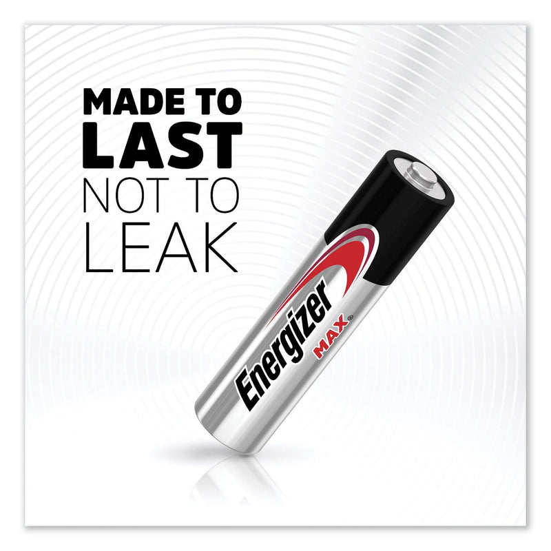 Energizer MAX Alkaline AAA Batteries, 1.5 V, 12/Pack