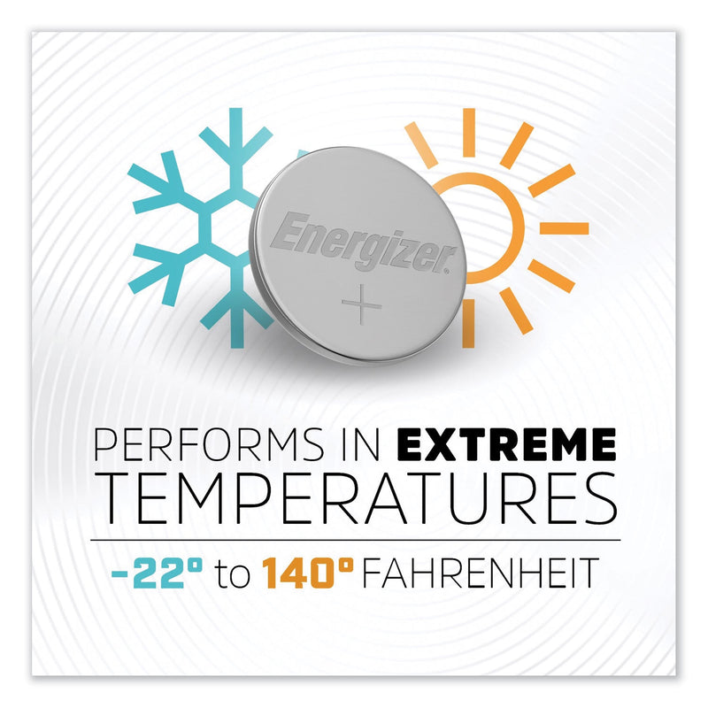 Energizer 2016 Lithium Coin Battery, 3 V, 2/Pack