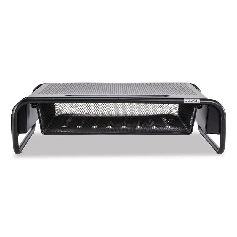 Allsop Metal Art Organizer 5 Monitor, 18" x 11.8" x 5.1", Black, Supports 30 lbs