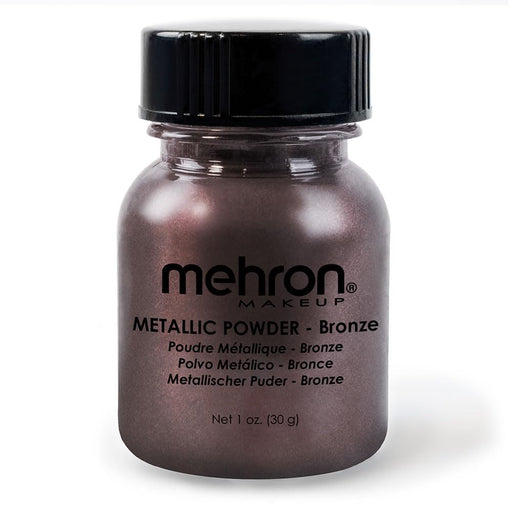 Makeup Metallic Powder | Metallic Chrome Powder Pigment for Face & Body Paint, Eyeshadow, and Eyeliner .5 Oz (14 G) (Silver)