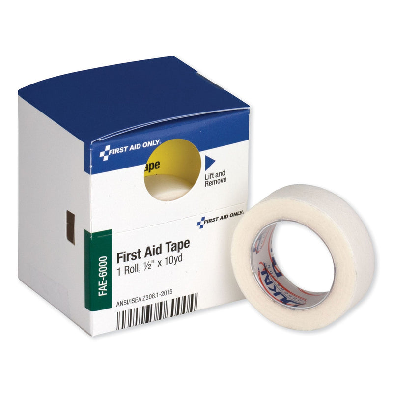 First Aid Only First Aid Tape, Acrylic, 0.5" x 10 yds, White