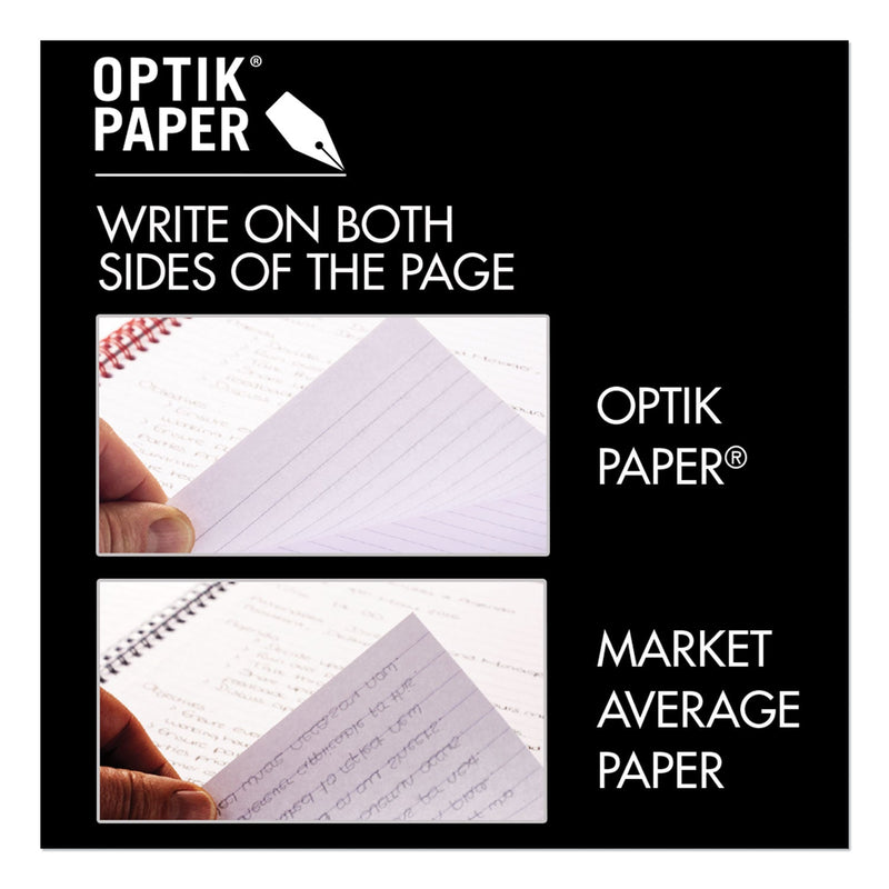 Black n' Red Flexible Cover Twinwire Notebook, SCRIBZEE Compatible, 1 Subject, Wide/Legal Rule, Black Cover, 11.75 x 8.25, 70 Sheets