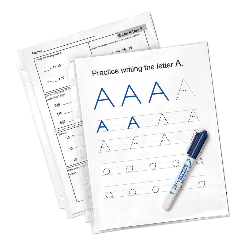 Avery Top-Load Sheet Protector, Economy Gauge, Letter, Clear, 50/Box