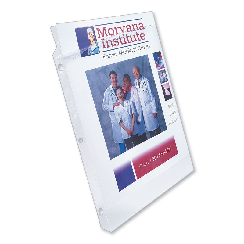 Avery Top-Load Sheet Protector, Standard, Letter, Semi-Clear, 100/Box