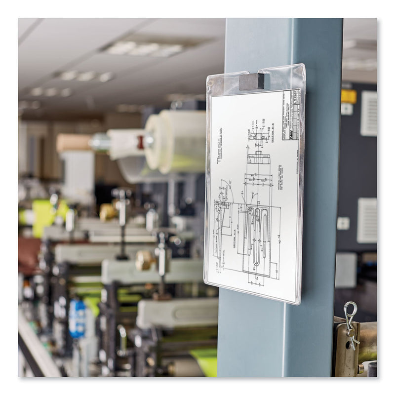 Avery Top-Load Clear Vinyl Envelopes w/Thumb Notch, 9” x 12”, Clear, 10/Pack