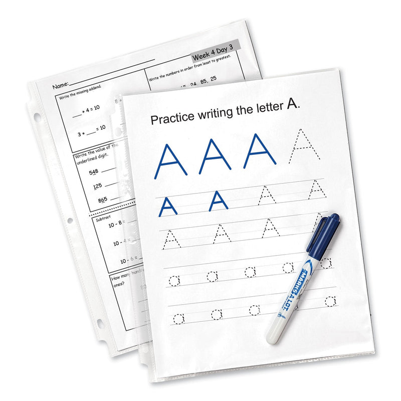 Avery Top-Load Sheet Protector, Economy Gauge, Letter, Clear, 100/Box