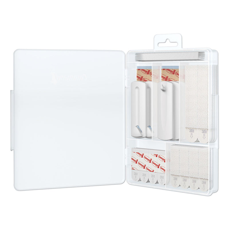 Command Picture Hanging Kit, White/Clear, Assorted Sizes, 38 Pieces/Pack
