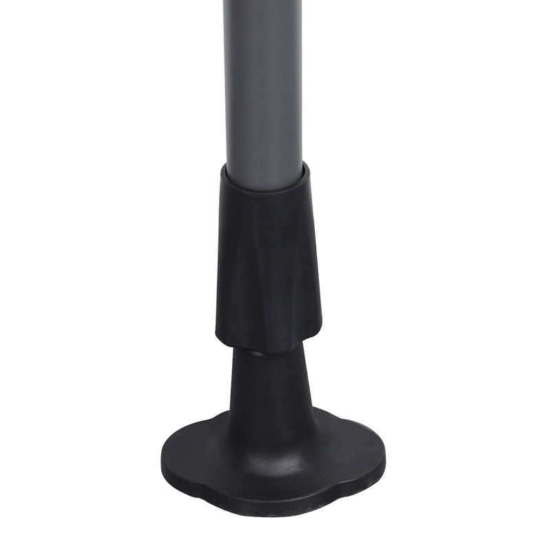 Manual Retractable Patio Awning, UV Resistant Sun Shade With No Drill Installation