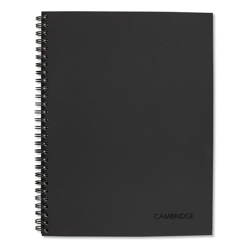 Cambridge Wirebound Guided Action Planner Notebook, 1 Subject, Project-Management Format, Gray Cover, 9.5 x 7.5, 80 Sheets