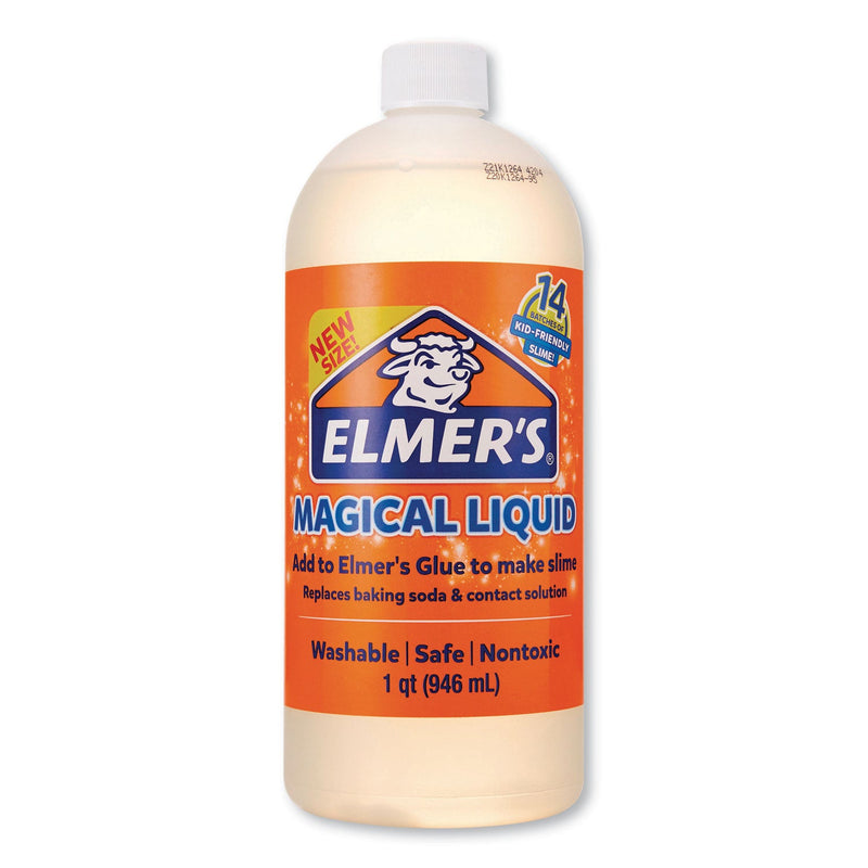 Elmer's Glue Slime Magical Liquid Activator Solution, 32 oz, Dries Clear
