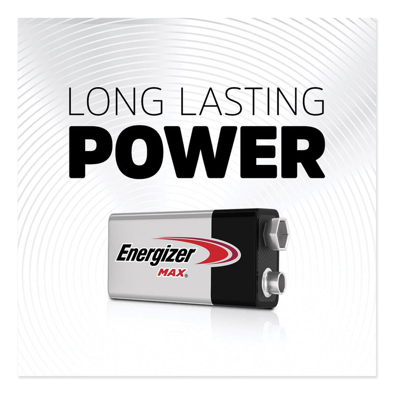 Energizer MAX Alkaline 9V Batteries, 2/Pack