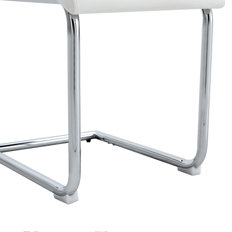 Modern Dining Chairs With High Backrest And Sturdy Legs