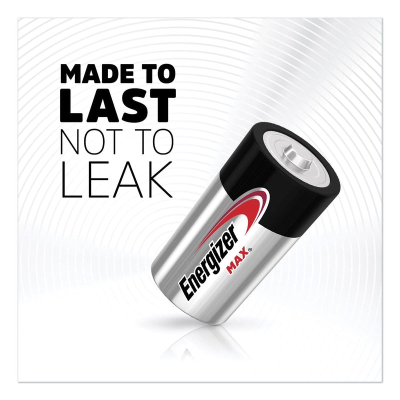 Energizer MAX Alkaline C Batteries, 1.5 V, 4/Pack