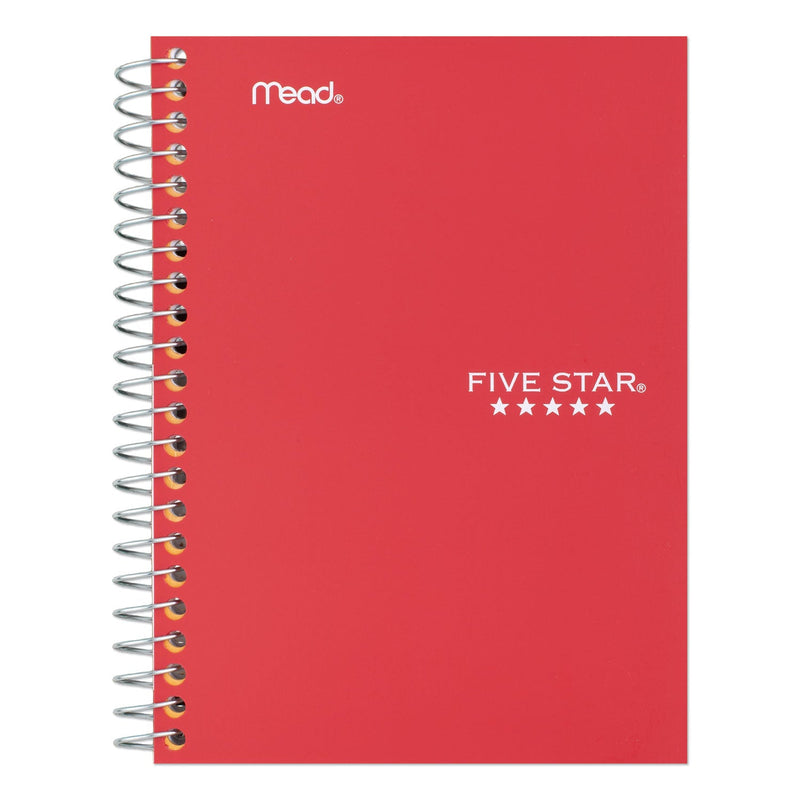 Five Star Wirebound Notebook, 1 Subject, Medium/College Rule, Randomly Assorted Covers, 7 x 4.38, 100 Sheets