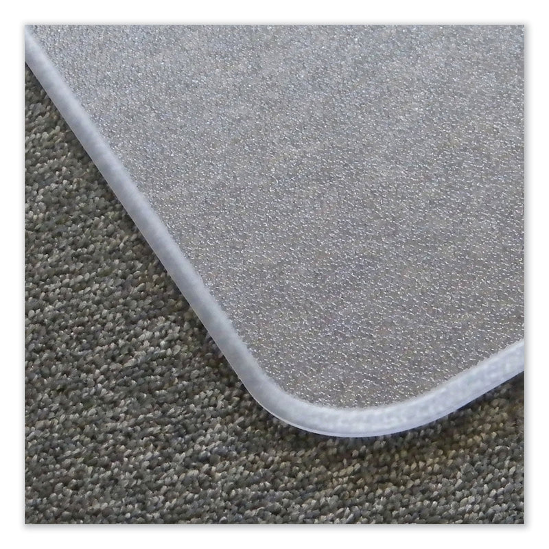 Floortex Cleartex MegaMat Heavy-Duty Polycarbonate Mat for Hard Floor/All Carpet, 46 x 53, Clear