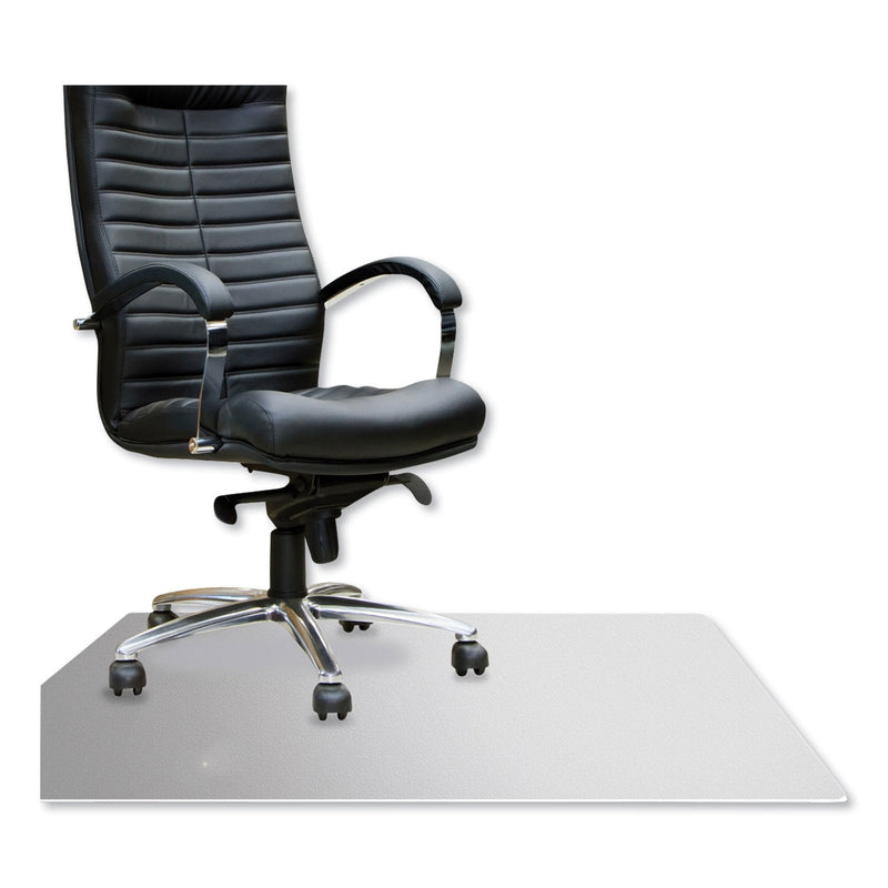 Floortex Cleartex MegaMat Heavy-Duty Polycarbonate Mat for Hard Floor/All Carpet, 46 x 60, Clear