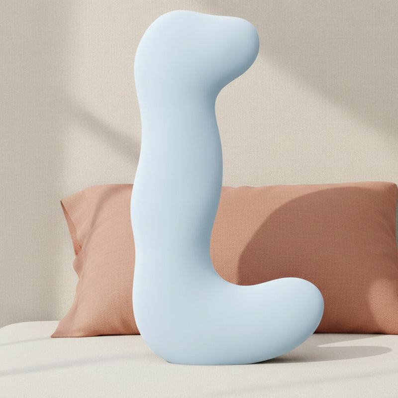 Long Body Pillow for Side Sleepers – Removable Washable Cover, Hollow Fiber Fill
