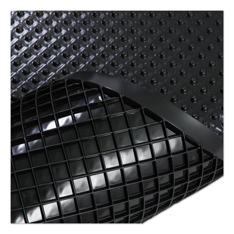 ES Robbins Feel Good Anti-Fatigue Floor Mat, 24 x 36, PVC, Black