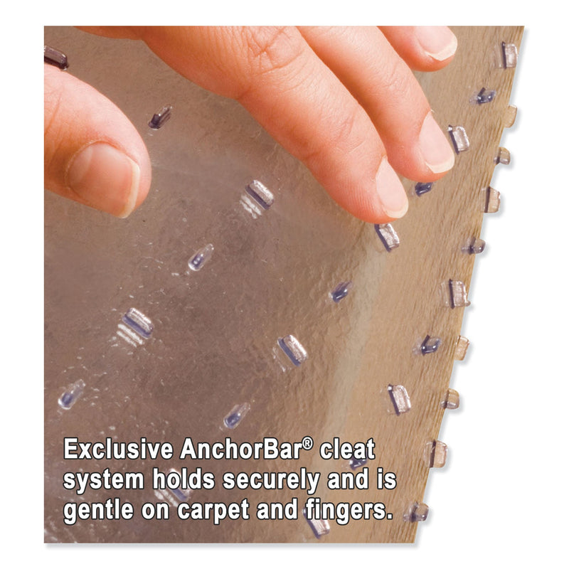 ES Robbins Natural Origins Chair Mat For Carpet, 36 x 48, Clear