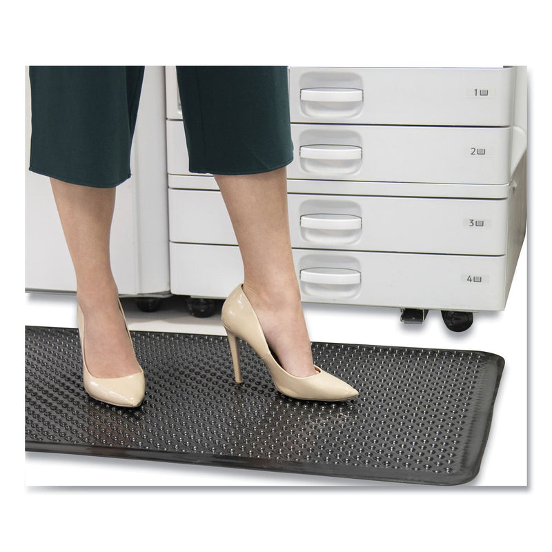 ES Robbins Feel Good Anti-Fatigue Floor Mat, 24 x 36, PVC, Black