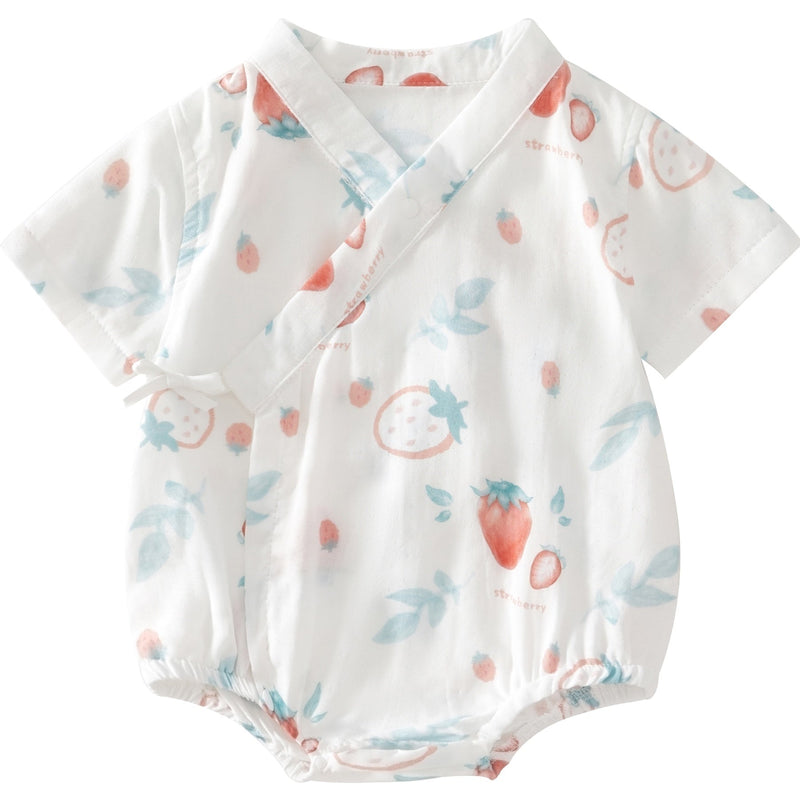 Baby Bamboo Cotton Summer Outfit Triangular Romper Made Of Bamboo Fiber