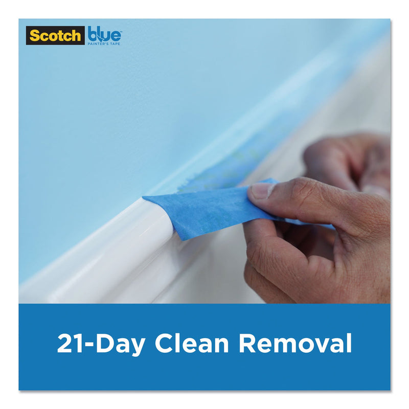 ScotchBlue Ultra Sharp Lines Multi-Surface Painter's Tape, 3" Core, 1.41" x 45 yds, Blue