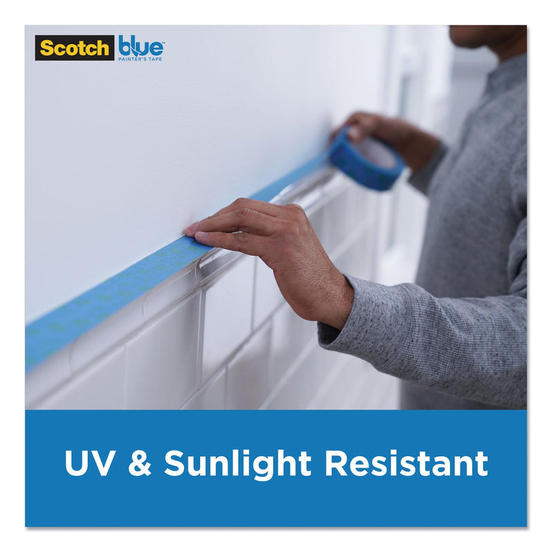 ScotchBlue Ultra Sharp Lines Multi-Surface Painter's Tape, 3" Core, 1.41" x 45 yds, Blue