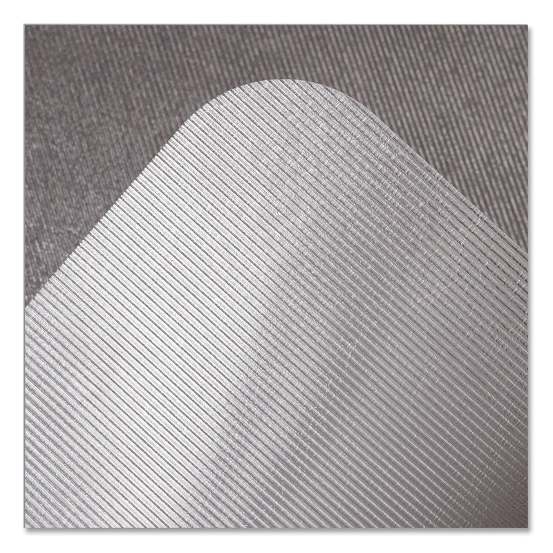 ES Robbins Floor+Mate, For Hard Floor to Medium Pile Carpet up to 0.75", 46 x 48, Clear