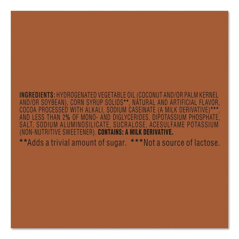 Coffee mate Sugar Free Chocolate Creme Powdered Creamer, 10.2 oz, 6/Carton